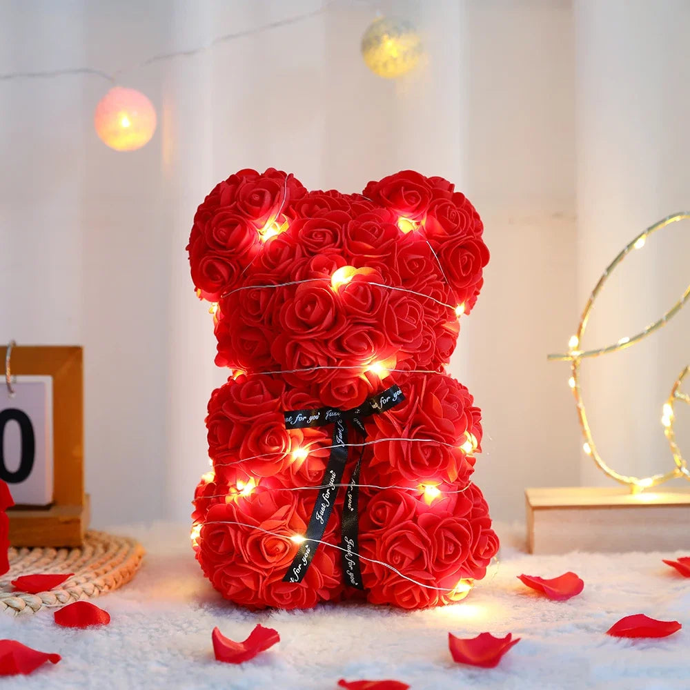 Rose Teddy Bear™ - Forever Love Gift