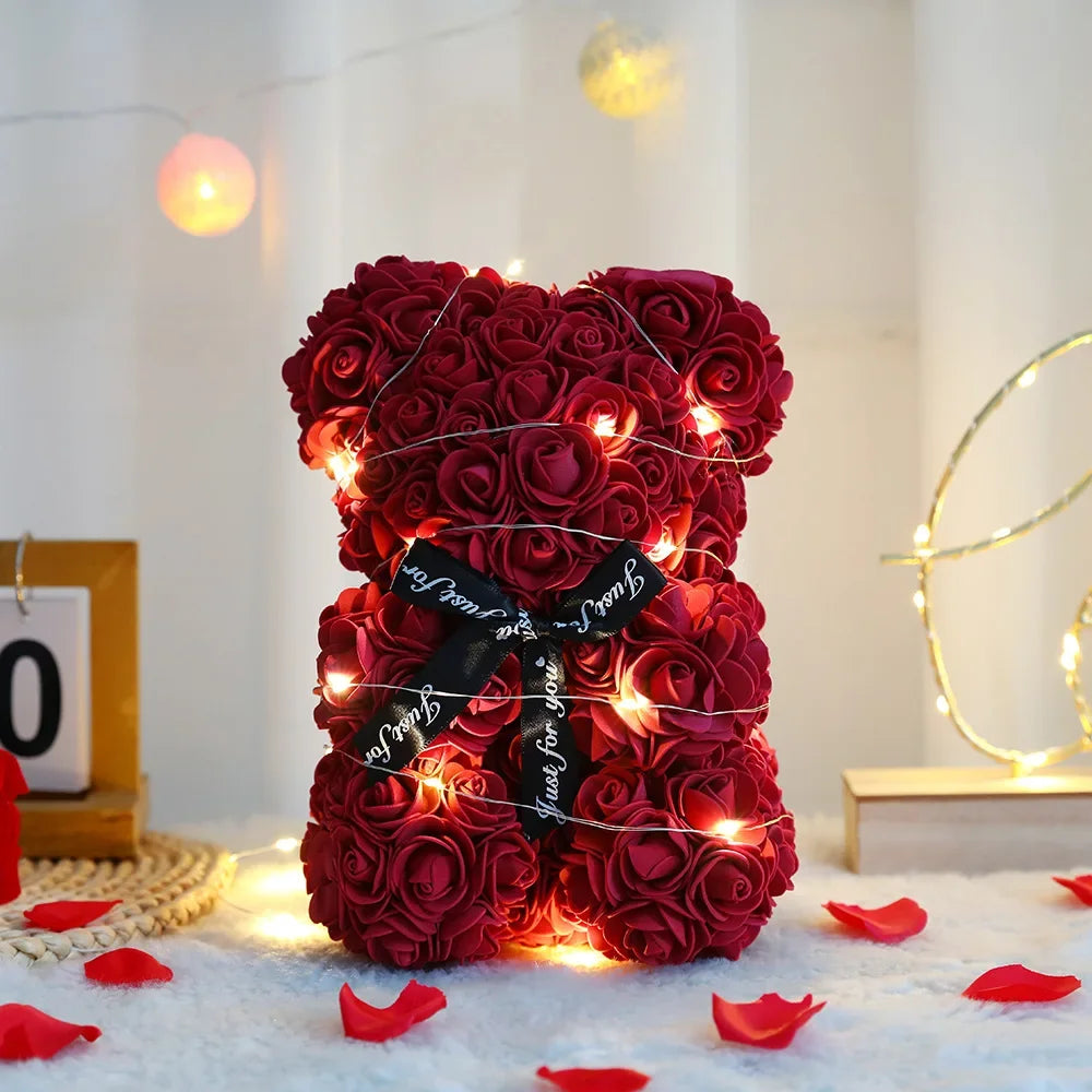 Rose Teddy Bear™ - Forever Love Gift
