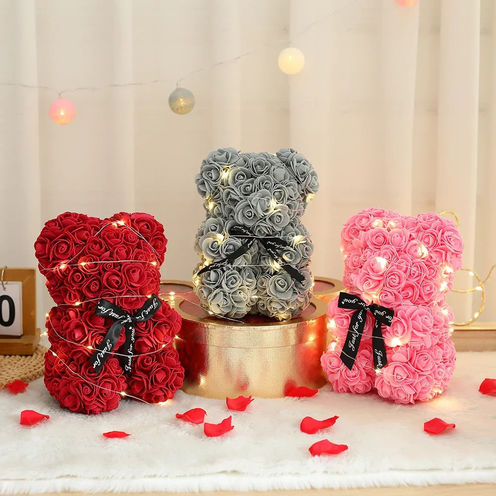 Rose Teddy Bear™ - Forever Love Gift